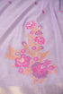 Cotton Bloom Lavender Muga Cotton Unstitched Suit Set